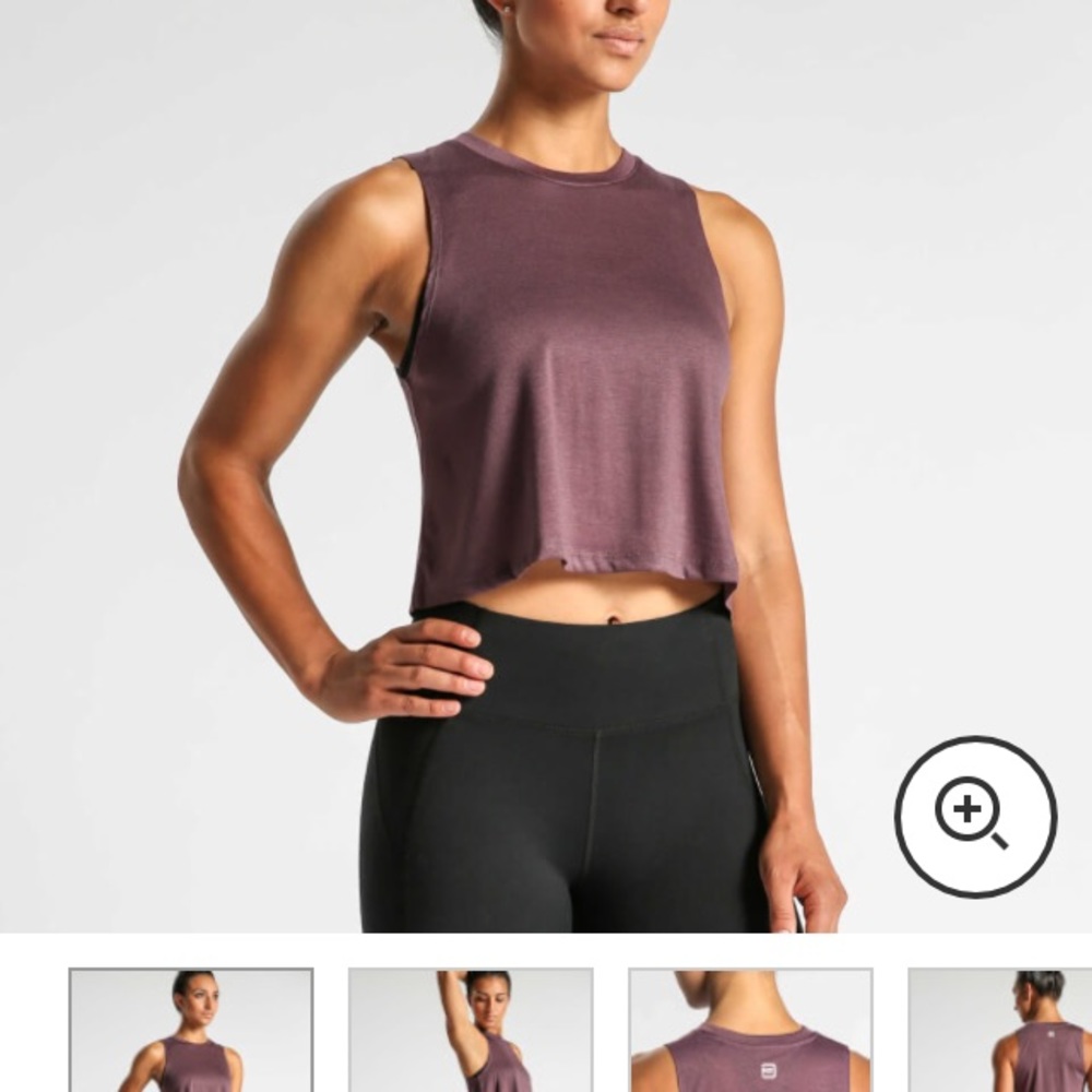 2 NWT IdealFit flowy crop tops. Large